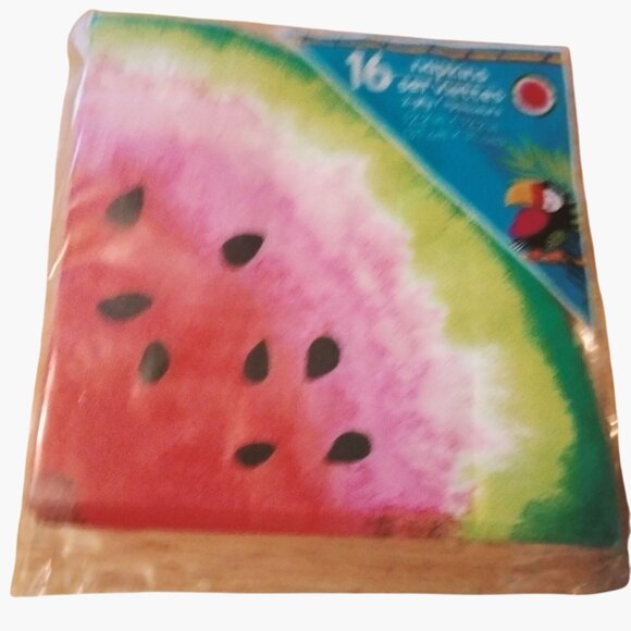Watermelon Paper Napkins 16 Pack Summer Party Picnic Craft Decoupage - Picture 1 of 3